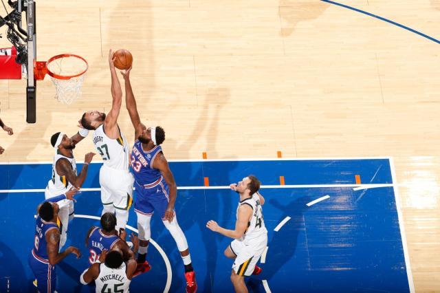 开云体育官网-戈贝尔：争冠是球队目标 和米切尔的事被媒体夸大